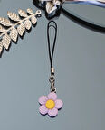 ÇİÇEK TELEFON ASKISI CHARM - TELEFON ÇANTA ANAHTARLIK SÜSÜ