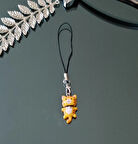 ÇOK RENKLİ KEDİCİK TELEFON ASKISI CHARM - TELEFON ÇANTA ANAHTARLIK SÜSÜ