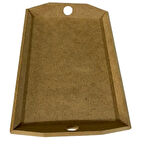 Boyanabilir Ahşap Tepsi 18x27cm