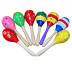 Ahşap Marakas Karışık - 3 adet