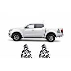 Navara Dakar Sticker Set Yapıştırma Araba Stickerı