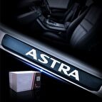 Opel Astra Carbon Fiber Kapı Eşiği Yazısı Sticker Boya Koruma