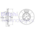 Ford On Fren Disk Aynası Transıt V184 2,0tdci 04>06 O,ceker Olcu: (276mm X 24,5 5 Bijon) Hava Sogutmalı - Delphi Bg3676