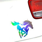 At Araba Sticker Yapıştırması 1