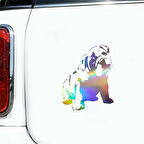 Bulldog Vinil Çıkartması Araba Sticker 15CM