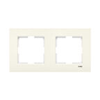 Viko Karre Krem İkili Çerçeve - 90960211