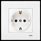 Viko Karre Topraklı Priz Çerçeveli