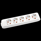 VİKO Klemensli Topraklı Çocuk Korumalı Beşli Priz