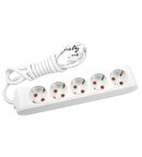 Viko Multi-Let Beşli Grup Priz Topraklı Çocuk Korumalı 2 Metre Beyaz - 90113502