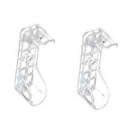 Askı Borusu Bağlantı Flanşı Şeffaf Köşeli (2 Adet)