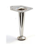 Metal Mobilya Ayağı Konik Parlak Krom (4 Adet) 15 CM