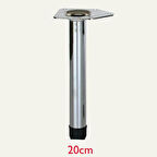 Metal Mobilya Ayağı 25mm Parlak Krom (4 Adet) 20 CM