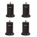 Yatak Baza Ayağı Plastik 12cm M8 Diş (4 Adet)