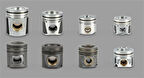 Vag Piston+segman (80,01mm 0,50 3 4 Pistonlar) Bora Caddy II Golf III IV Beetle Passat Polo / Classıc Sh - Yenmak 31-04302-050