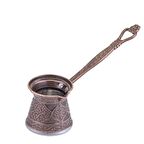 Kosova AYV-0040 Zambak İşlemeli Bakır Cezve