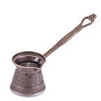 Kosova AYV-0050 Zambak İşlemeli Bakır Cezve