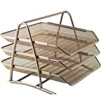 GOLD Mas 0523 Perfore Evrak Rafı Seti  3'lü