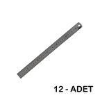 Mas 2330 Çelik Cetvel 30cm - 12 Adet