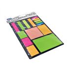 MAS 3674 KOMBO YAPIŞKANLI NOT KAĞIDI/AYRAÇ KARMA SET 18S