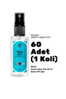 Rebul Aqua Edc 50ml Spray Pet Şişe 60 Adet (1 koli) Aqua Kokulu Kolonya