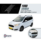 Tourneo Courier Krom Ön Panjur 6 Prç. 2014-2017 Paslanmaz Çelik (ince)