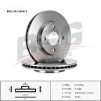 Ford Fren Diski Ön - (adet Fiyatıdır) - Bsg 30-210-015