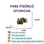 Fare Figür - 3D Küçük Kemirgen Oyuncağı