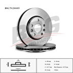 Renault Fren Diski Ön - 296 MM Adet Fiyatıdır(kutu İçi 2adet) - Bsg 75-210-015
