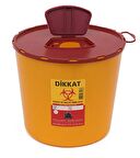 Tıbbi Atık Kovası 12 lt 10 Adet Ücretsiz Kargo