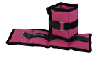 El-Ayak Bilek Ağırlığı 250 gr +250 gr (Toplam 500 gr) Pembe Kum Torbası Fizik Tedavi Fitness Spor Pilates