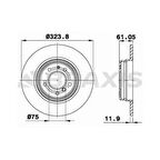 Bmw Fren Diski Arka Bmw E38 - Braxıs Ae0538