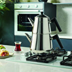 Hisar Heybeli Plus Maxi Çaydanlık Takımı Siyah