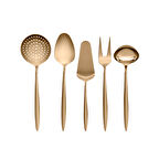 Hisar Mercury 5 Parça Servis Seti Titanyum Bronz