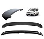 Ford courier bagaj üstü spoiler siyah boyalı plastik