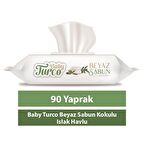 Baby Turco Beyaz Sabun Kokulu Islak Havlu (18*90) 1620 Yaprak