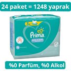 Prima Islak Havlu Mendil Temiz ve Ferah 24'lü 1248 Yaprak