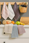 6 adet Mutfak Havlusu Takımı - Mutfak Havlusu El Havlusu Seti 30x50 cm