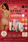 Kadın Slip Külot 3'lü Özel Silindir Paket Mix Rekli
