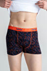 Karmaşık Desenli Pamuklu Baskılı Esnek Erkek Boxer