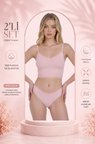 Mercan Kadın İç Giyim Pudra Rengi Dantelli Crop Atlet & Slip Takımı Organik Pamuk XS Beden