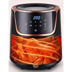 Xiaomi 6.2 lt Yağsız Airfryer Bronz - Siyah