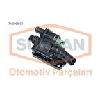 Ford Termostat Yuvası Komple Partner II P307 Ym P206 Expert III P207 P308 P407 C4 C5 II Jumpy III C3 II B - Supsan Th0005-01