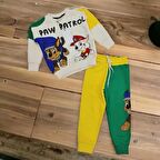 Renkli Paw Petrol Baskılı Erkek Çocuk Takım