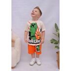 Minecraft Baskılı Erkek Çocuk Takım