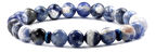 Sodalit Doğal Taş Erkek Bileklik 