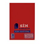 Sim 24x34 10 Renk Fon Kartonu 1 Paket