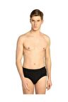 Erkek  Siyah 6'lı Renkli Slip 0005