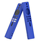 Xiaomi XIMR-M8 4S 4K MiBox Kumanda Uyumlu Silikon Koruma Kılıfı - Mavi