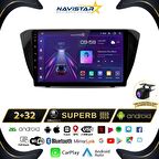 Skoda Superb 2015-2019 Model 2+64GB Android 13 Kablosuz Carplay Navigasyon Multimedya Sistemi 