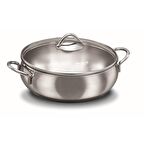 Korkmaz A1077 Tombik 24 cm Çelik Basık Tencere
